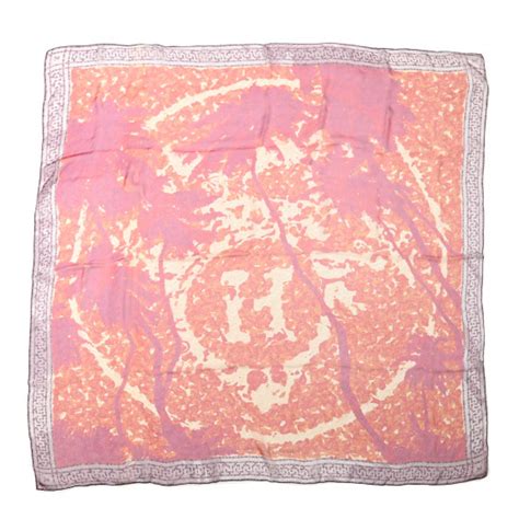 Hermès Beverly Hills Mousseline Silk Shawl 